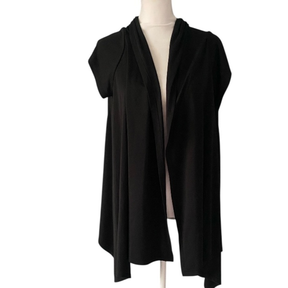 Notation Black open cardigan size XL stretch